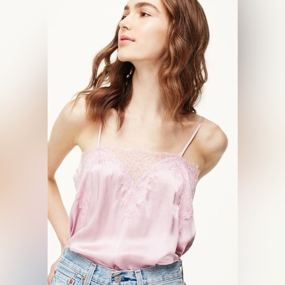 CAMI NYC Sweetheart Charmeuse Cami SzS Blush - Picture 3 of 13